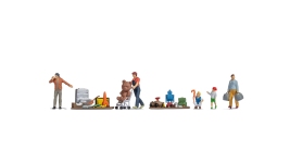 NOCH 16282 - H0 - Figuren-Themenwelt Flohmarkt - Set 3